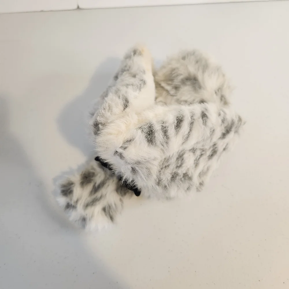 Folkmanis Puppets Snowy Owl Hand Puppet White Plush Stuffed Animal Toy - Picture 5 of 7